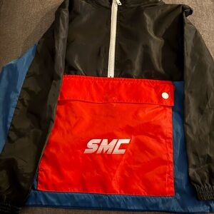 Stella McCarney Kids Colorblock Jacket - Black, Red, Blue Size 8